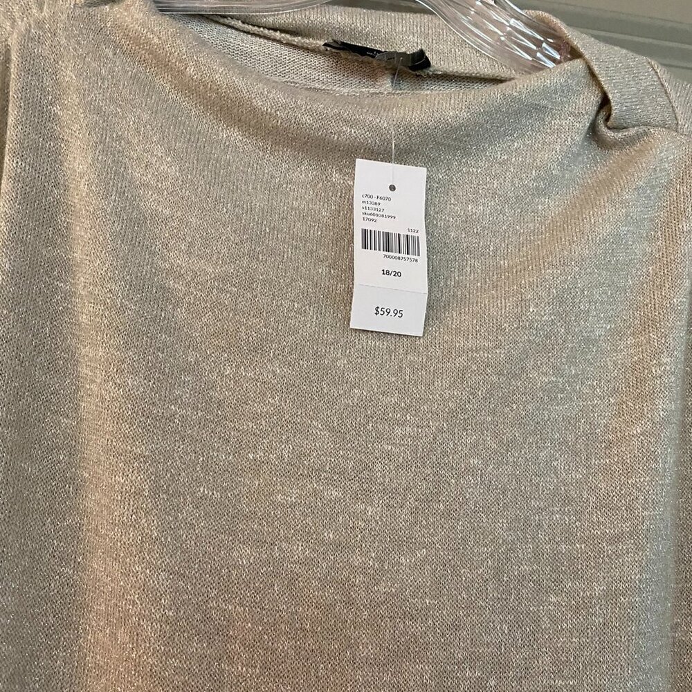 Ivory Metallic Sweater - Picture 3 of 4